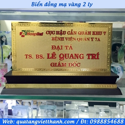 Biển 2 ly mạ vàng 02