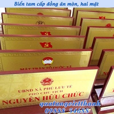 Biển đồng tam cấp 06