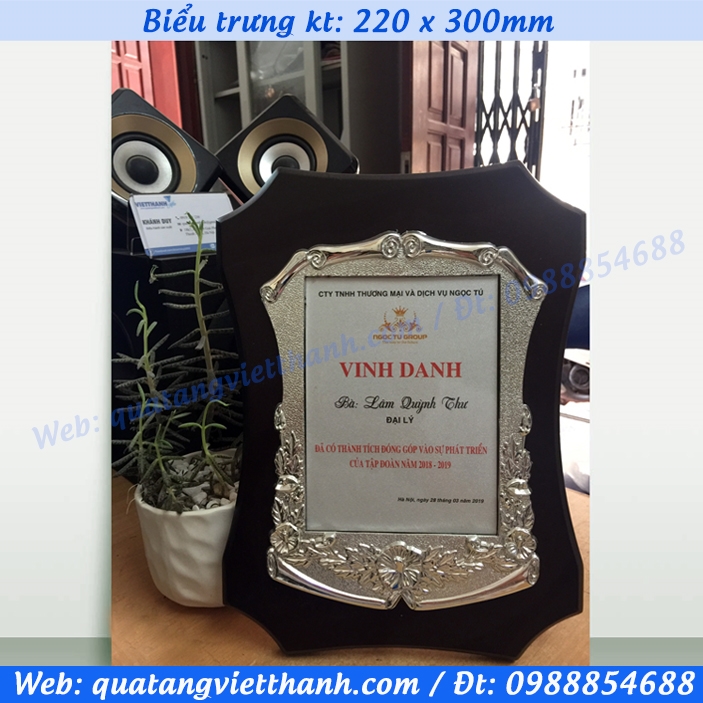 Biểu trưng khung mạ bạc