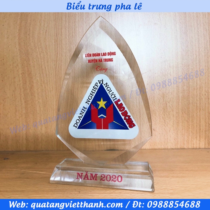 Biểu trưng pha lê (Mẫu T06)