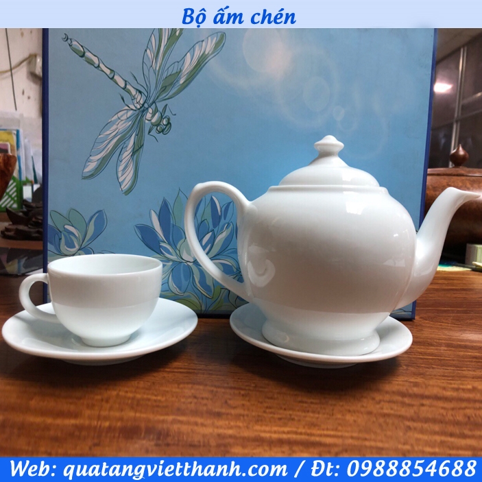 Bộ ấm chén Bát Tràng BT25