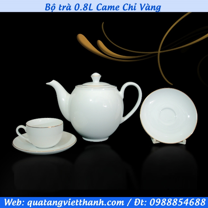 Bộ trà 0.8L Came Chỉ Vàng