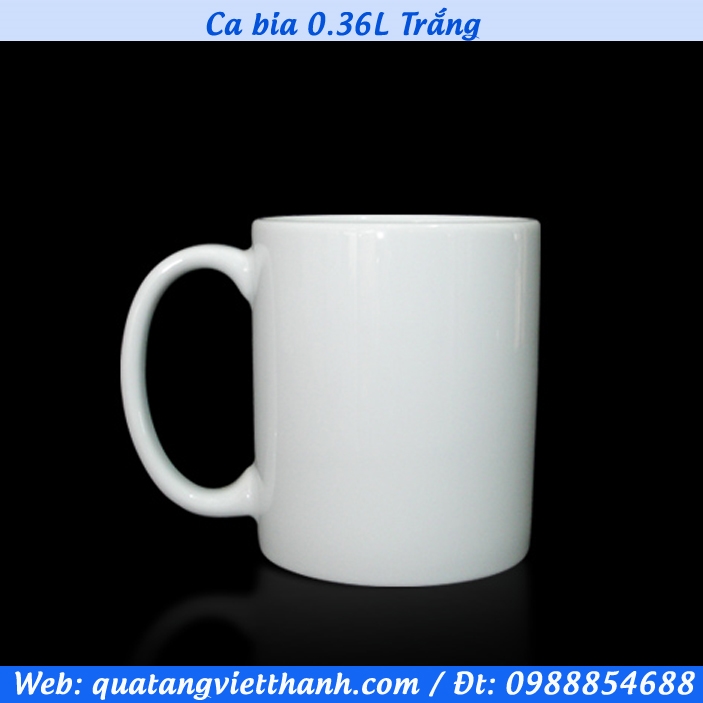 Ca bia 0.36L Trắng