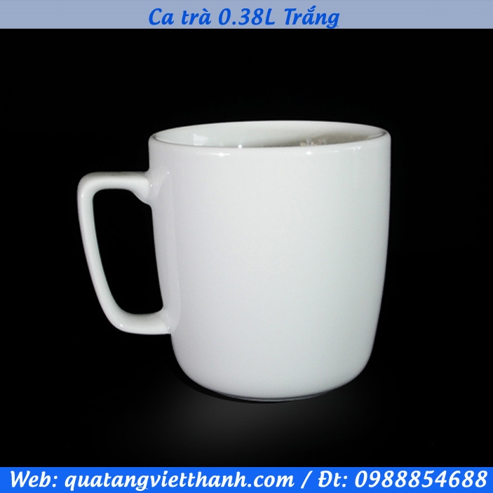 Ca trà 0.38L Trắng