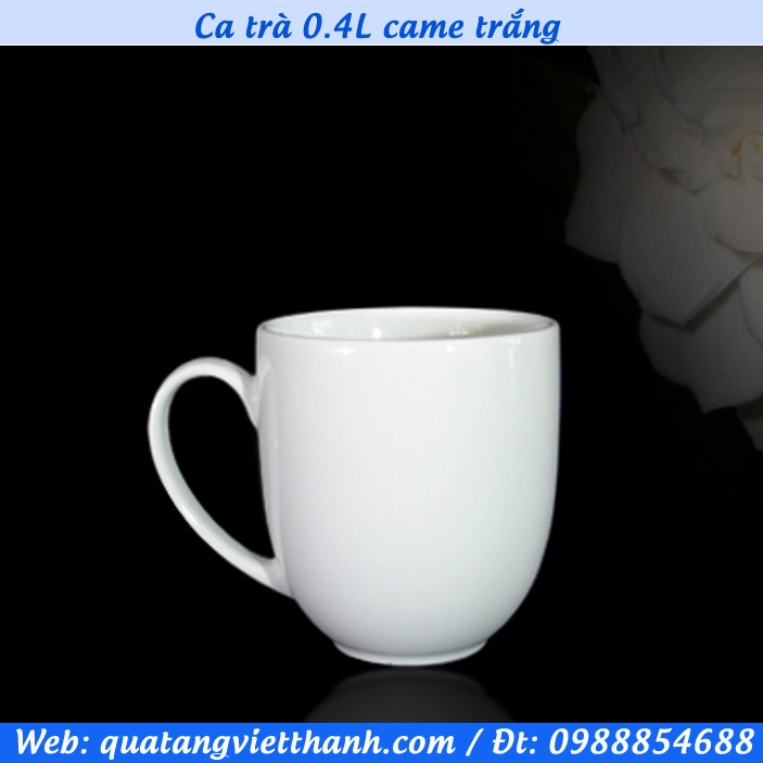 Ca trà 0.4L came trắng