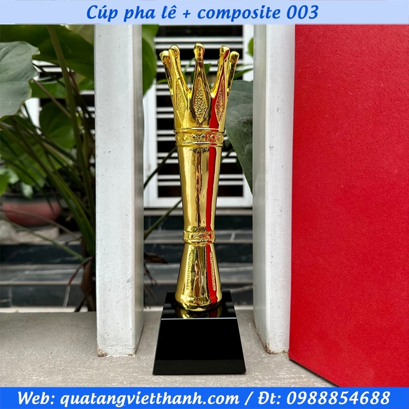 Cúp composite vương miện 003