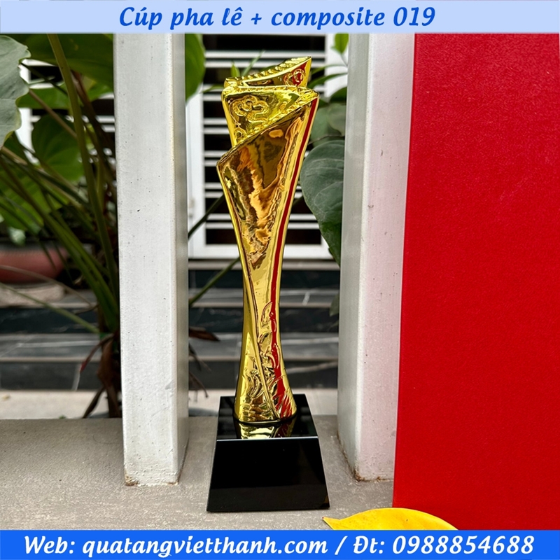 Cúp composite cuốn thư (mẫu 019)
