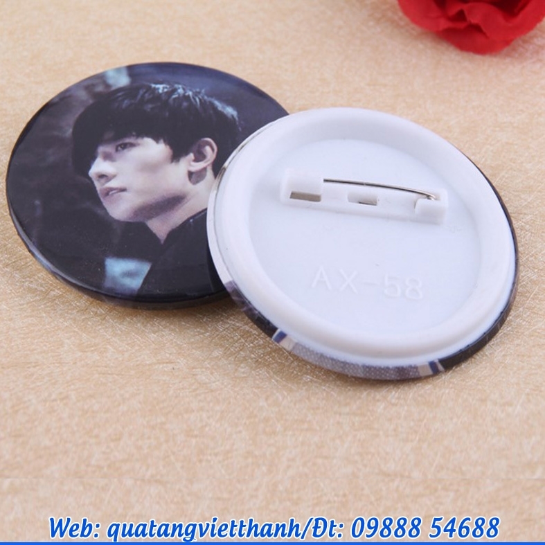 Huy hiệu nhôm 58mm