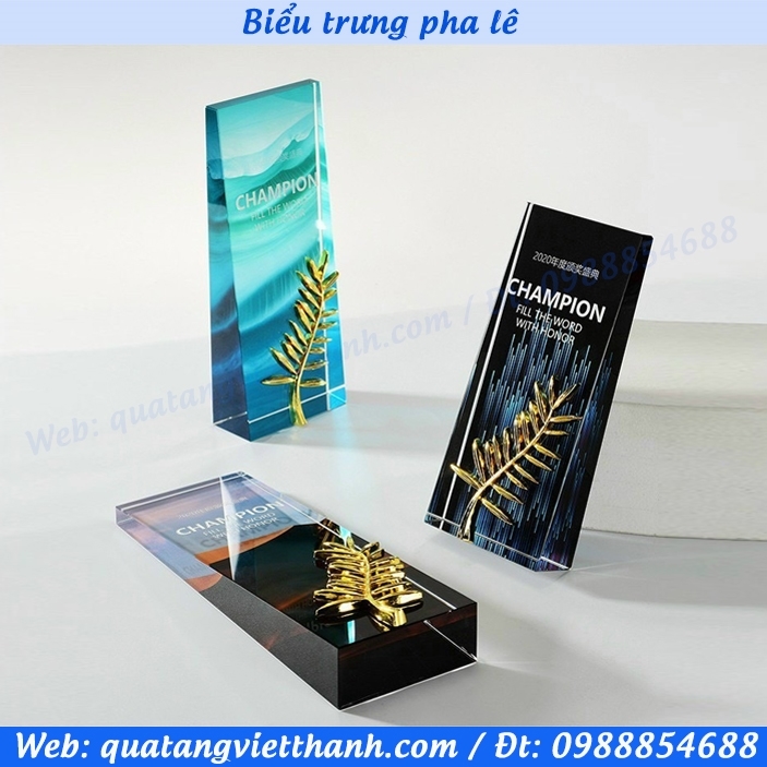 Pha lê chữ nhật đứng - Nguyệt quế