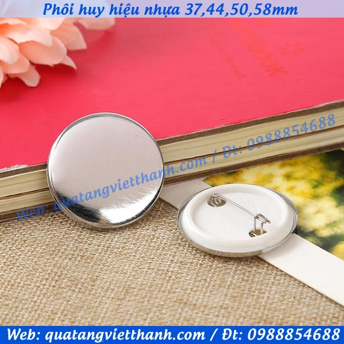 Phôi huy hiệu nhựa-nhôm