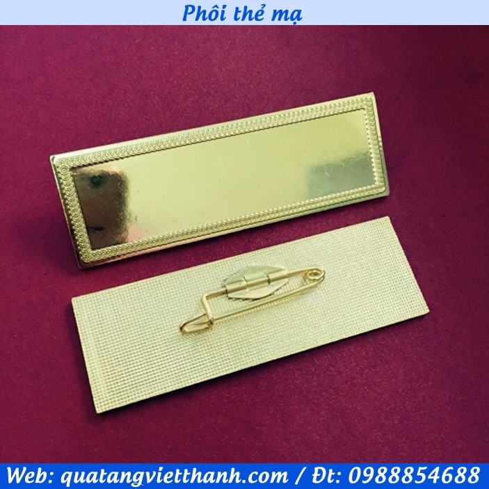 Phôi thẻ mạ 66x22mm
