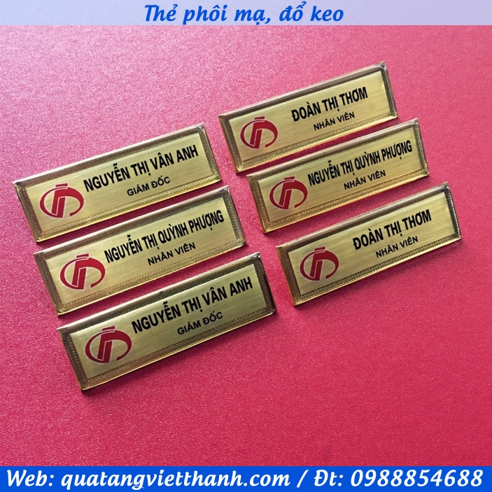 Thẻ phôi đồng mạ VT1