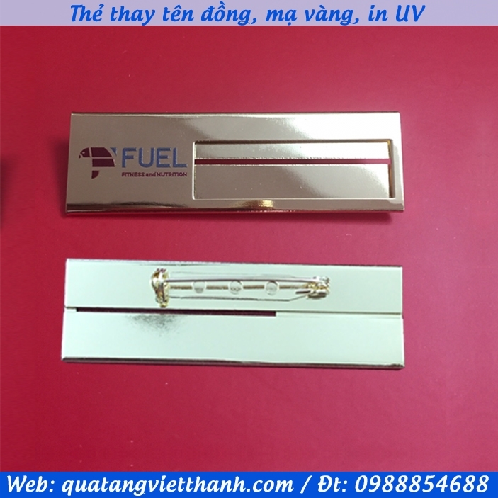 Thẻ thay tên đồng FUEL