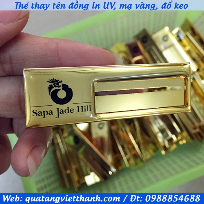 Thẻ thay tên đồng Sapa